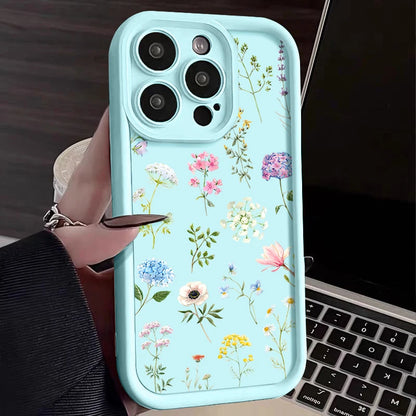 Hydrangea Flower iPhone Soft TPU Case