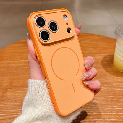 Magnetic Wireless Charge Lens Protect Hard iPhone Cover