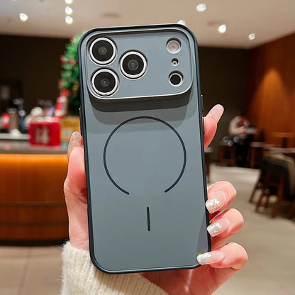 Magnetic Wireless Charge Lens Protect Hard iPhone Cover