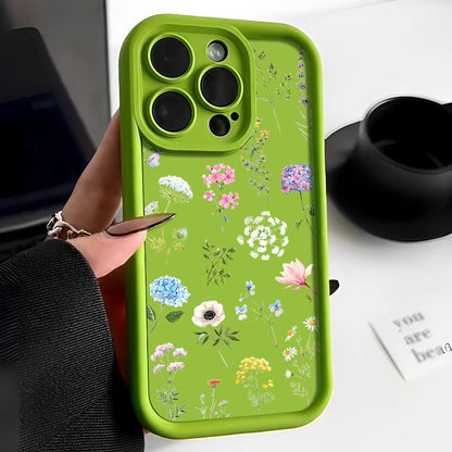 Hydrangea Flower iPhone Soft TPU Case