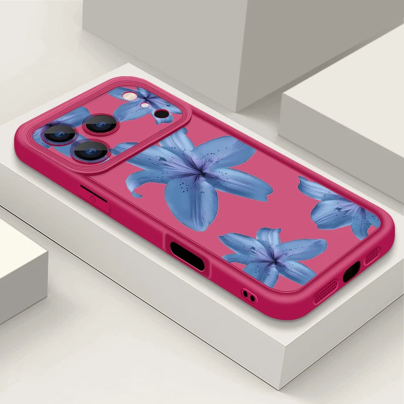 Blue Lily iPhone Soft TPU Case