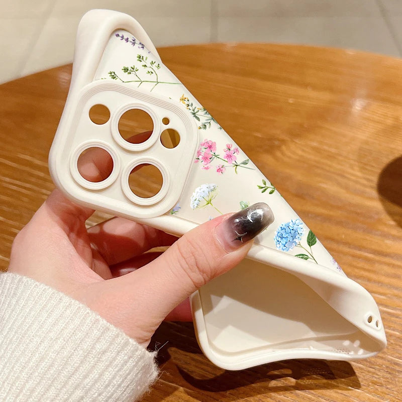 Hydrangea Flower iPhone Soft TPU Case