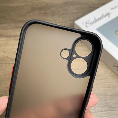 Matte Floral iPhone Shockproof Hybrid Case