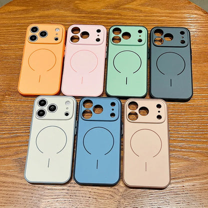 Magnetic Wireless Charge Lens Protect Hard iPhone Cover