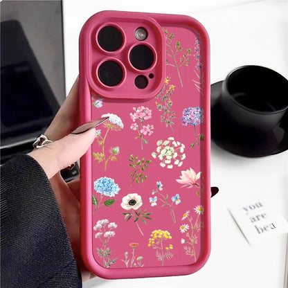 Hydrangea Flower iPhone Soft TPU Case