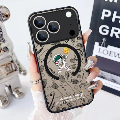 Cute Astronaut iPhone Magnetic Case