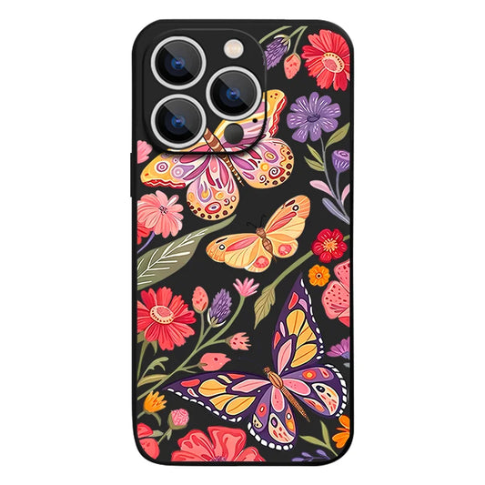 Magnetic Butterfly iPhone Lanyard Case