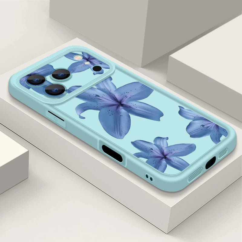 Blue Lily iPhone Soft TPU Case