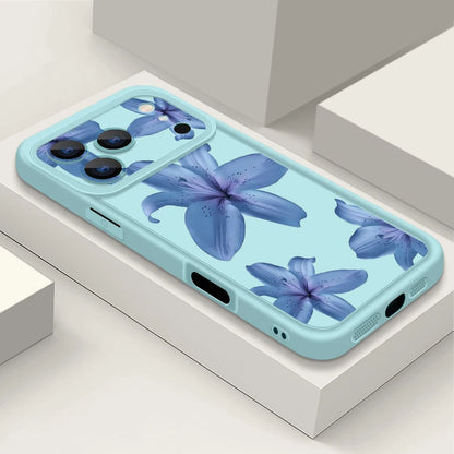 Blue Lily iPhone Soft TPU Case