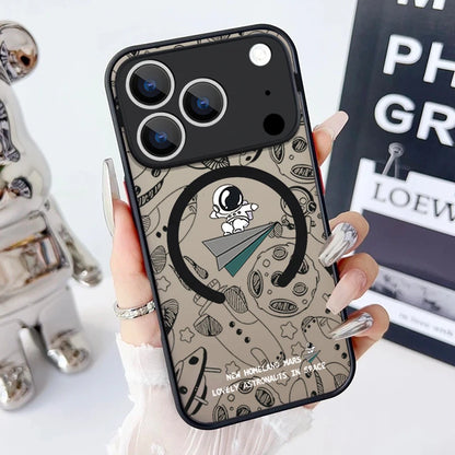 Cute Astronaut iPhone Magnetic Case