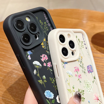 Hydrangea Flower iPhone Soft TPU Case