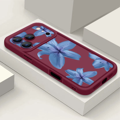 Blue Lily iPhone Soft TPU Case
