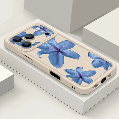 Blue Lily iPhone Soft TPU Case