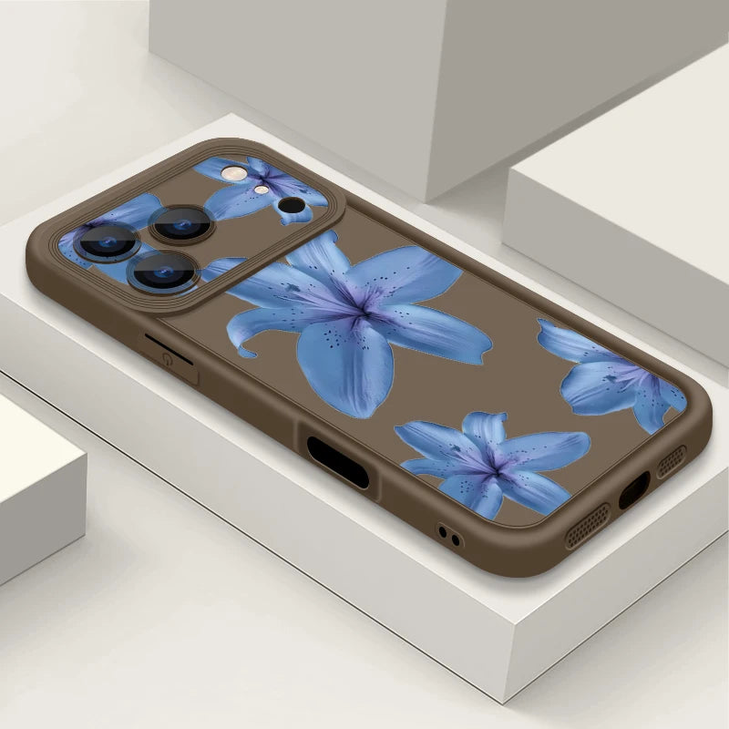 Blue Lily iPhone Soft TPU Case