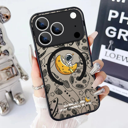 Cute Astronaut iPhone Magnetic Case