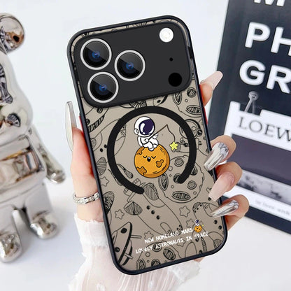 Cute Astronaut iPhone Magnetic Case