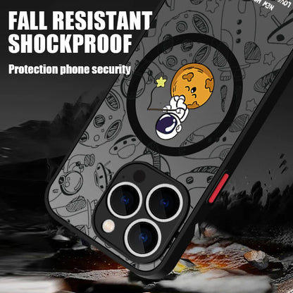Cute Astronaut iPhone Magnetic Case