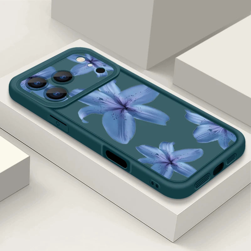 Blue Lily iPhone Soft TPU Case