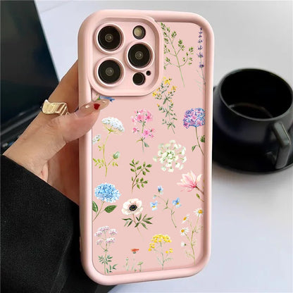 Hydrangea Flower iPhone Soft TPU Case