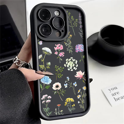 Hydrangea Flower iPhone Soft TPU Case