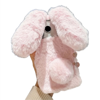 Winter Rabbit Ear Fluffy iPhone Case