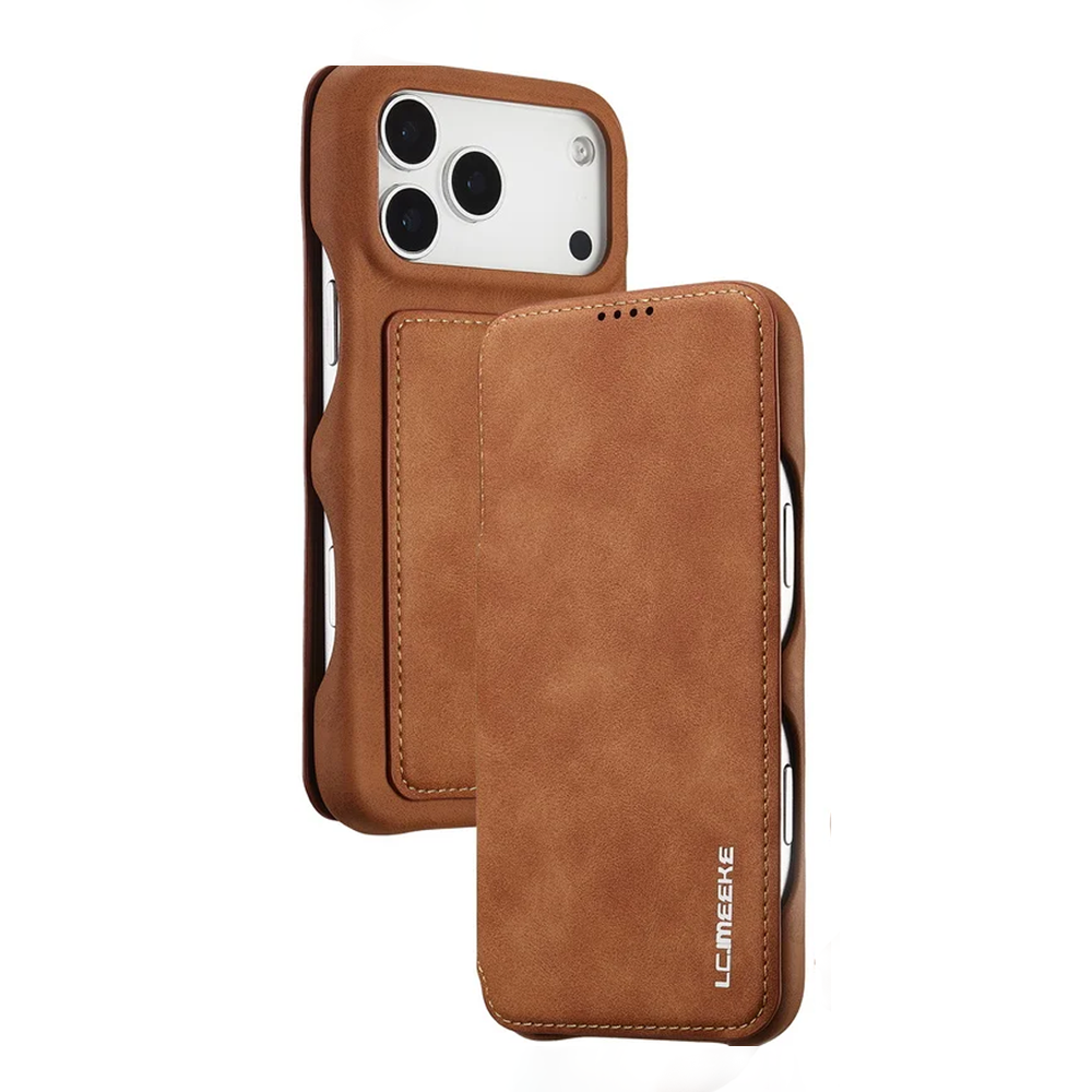 Leather Flip Wallet iPhone Case Cover
