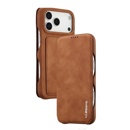 Leather Flip Wallet iPhone Case Cover